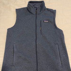 Blue Fleece Patagonia Vest - Mens
